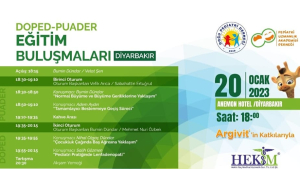 Puader-Doğu Pediatri Derneği Ortak Eğitim Toplantısı Diyarbakır'da Yapıldı.